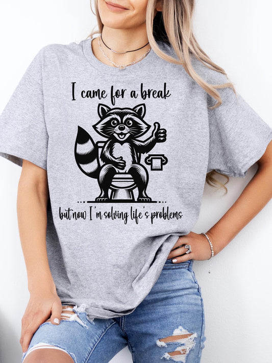 Funny Raccoon Tee Shirt